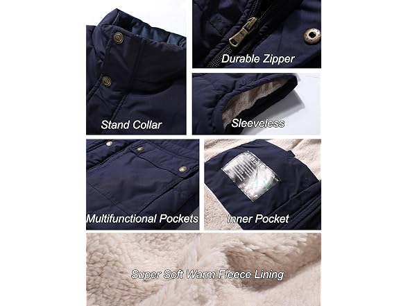 Flygo Men (S) Winter Outdoor Padded Puffer Jacket