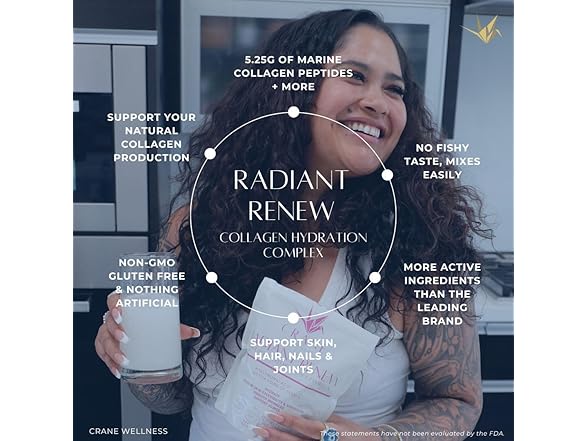 Crane Wellness Renew Marine Collagen Complex Powder