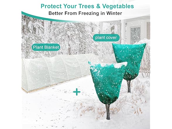 Insoma 2 Packs Plant Covers Freeze Protection