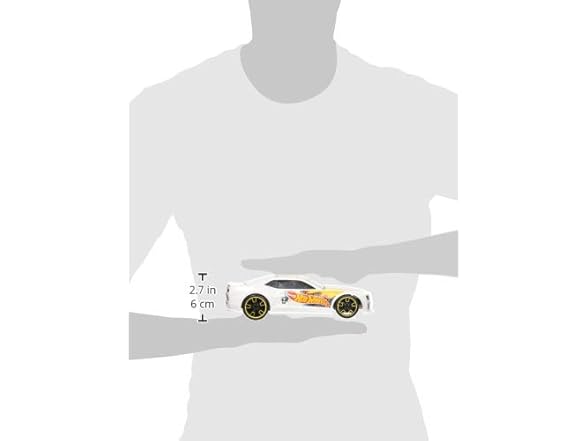 Hot Wheels Toy Car RC, White ZL1 Camaro