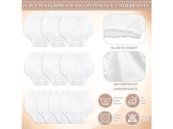 10 Pcs Adult Incontinence Underpants