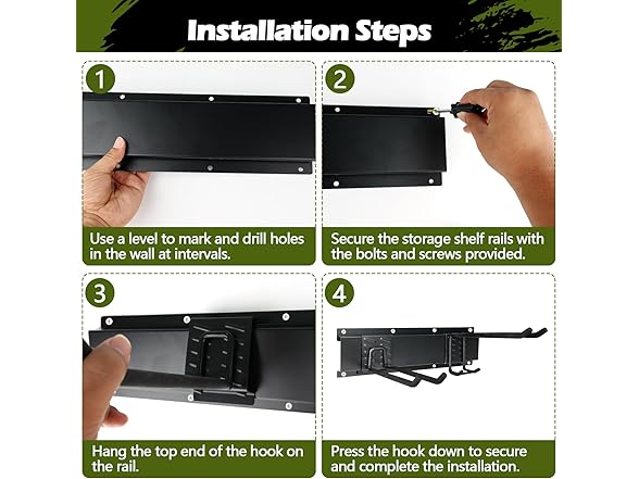 48" Garage Tool Organizer 600lbs