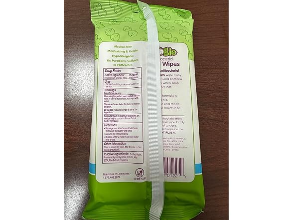 Boogie Antibacterial Hand Wipes 100ct 5pk
