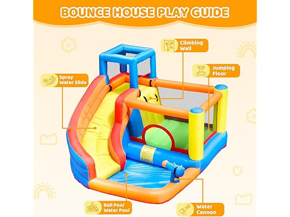 Combo Bounce House Water Slide