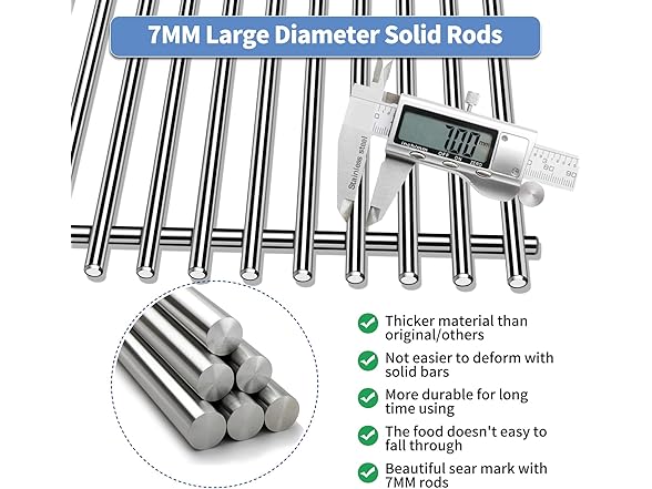 OTAMECE Weber Grill Grates 17.5x10.2
