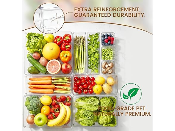 21 Pcs Organizer and Storage Trays