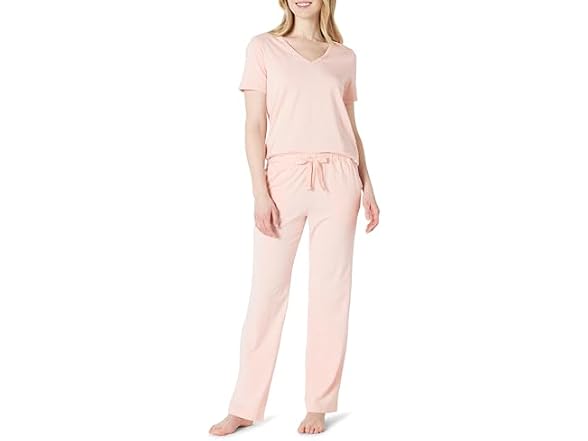 Amazon Essentials Women Short Sleeve Soft Pant Set