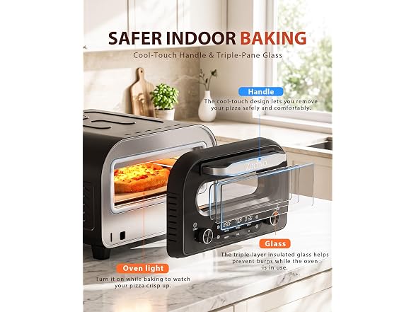 Zachvo Electric Pizza Oven
