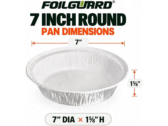 FoilGuard 7" Round Aluminum Pans