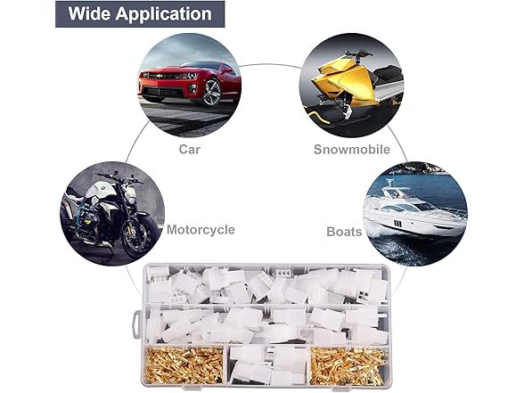 Rantecks 480PCS 2.8mm Automotive Connector Kit
