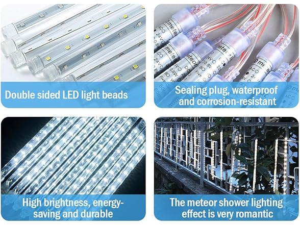 192 LED Falling Rain Lights Outdoor