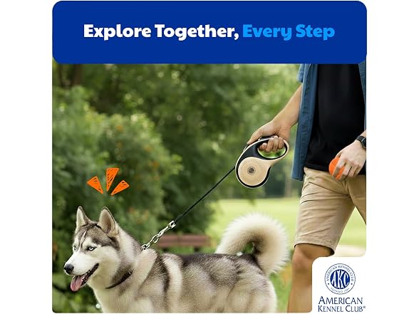 American Kennel Club Heavy Duty Retractable Dog Leash