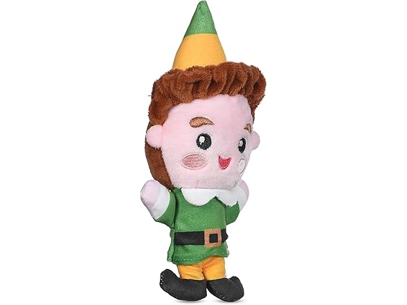 6" Buddy The Elf Dog Plush Squeaker Toy
