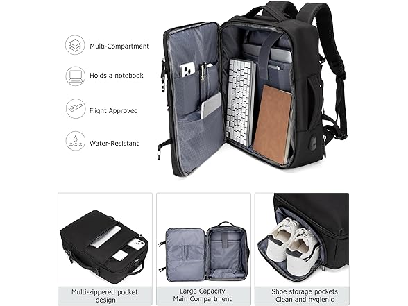 feilario 2 Piece Luggage Set