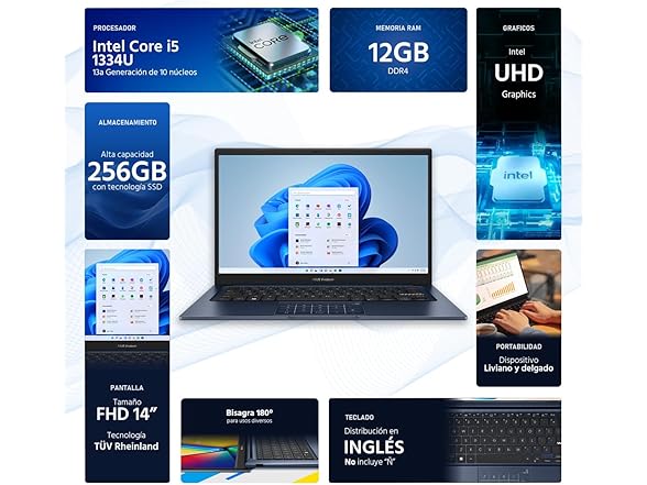 ASUS Vivobook 14" FHD Slim Laptop