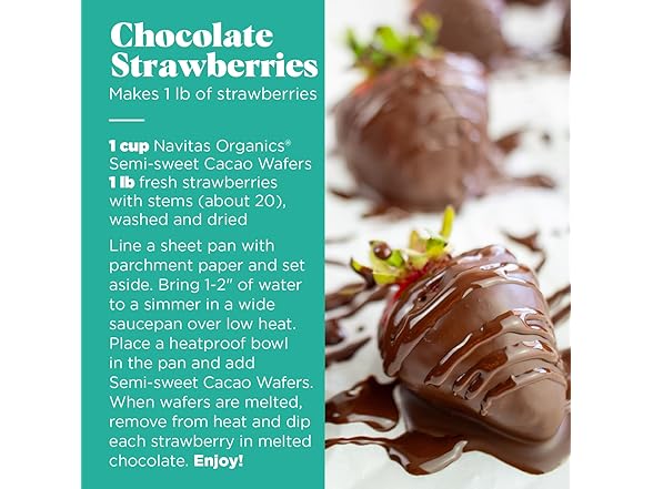 Navitas Organics Semi-Sweet Cacao Wafers