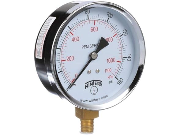 Winters Multi Function Economy Utility Dry Pressure Gauge
