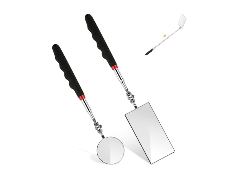 Okxiri CON-125 Telescoping Inspection Mirror 2 Pack