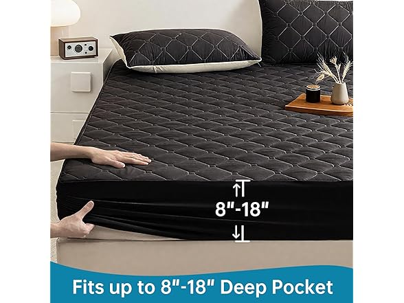 PAJEO Waterproof Twin Mattress Protector