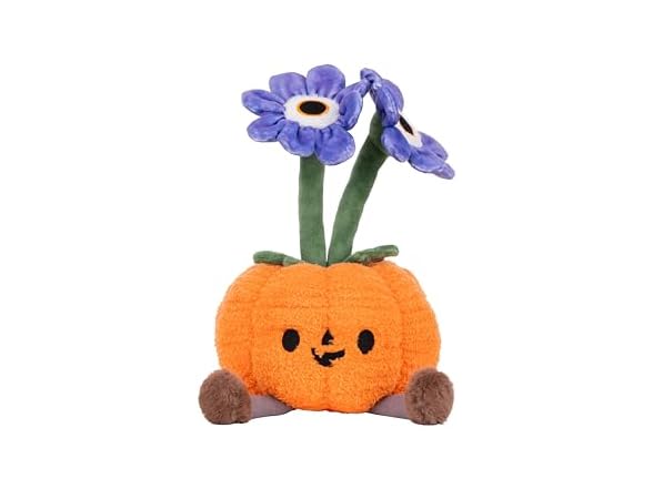 Russ Greenhouse 12-Inch Pumpkin Flower Plush