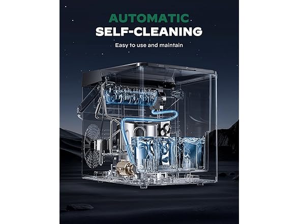 Totnz Boost Ice Maker with 2.5L Expanding Ice Basket - Gallery 5