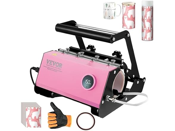 VEVOR Mug Heat Press, 11-30oz Tumbler