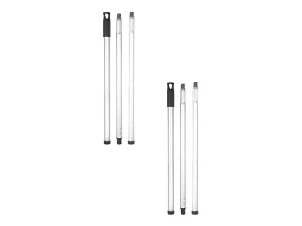 Superio Heavy Duty Metal Mop Handle 48in 2 Pack