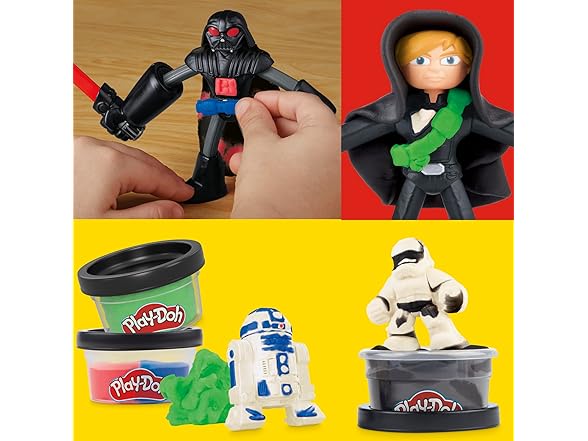 Play-Doh Star Wars Squish & Slice Lightsabers 