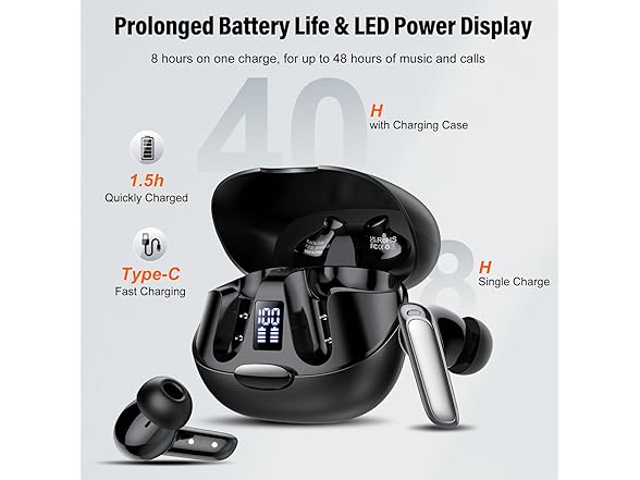 AI Language Translation Earbuds | EV68 (Open Box)