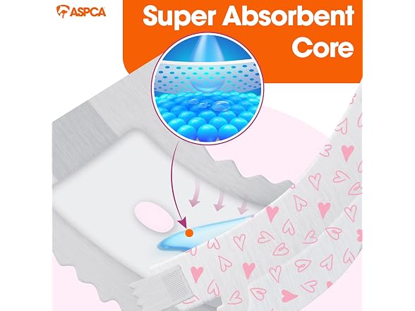 ASPCA ASPCA Female Dog Diapers with Wetness In