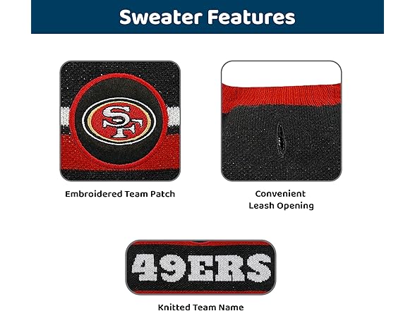 NFL San Francisco 49ers Sweater, Small