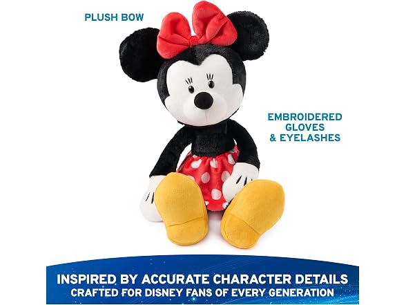 GUND Disney Official Minnie Mouse Toothpick 15-Inch
