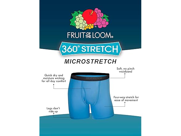 Fruit of the Loom Boxer Assorted (S)