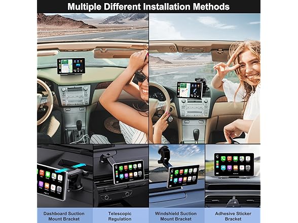 7" Portable Apple Carplay Screen
