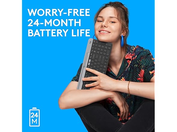 Logitech K585 Multi-Device Slim Wireless Keyboard