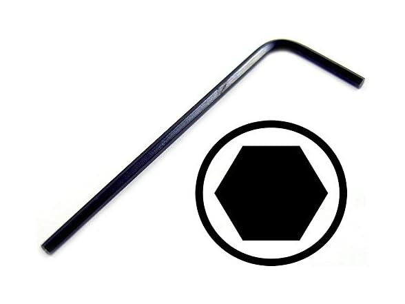 1/16" Short Arm Hex Key L-Wrench 2 Pack (1/16")