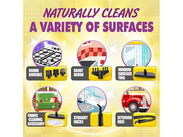 STMWORLD Deep Cleaning Steam Cleaner