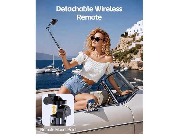 UBeesize Magnetic Mini Selfie Stick Tripod Remote