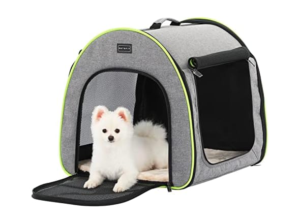 PETSFIT Collapsible Dog Crate, Travel Dog Crate