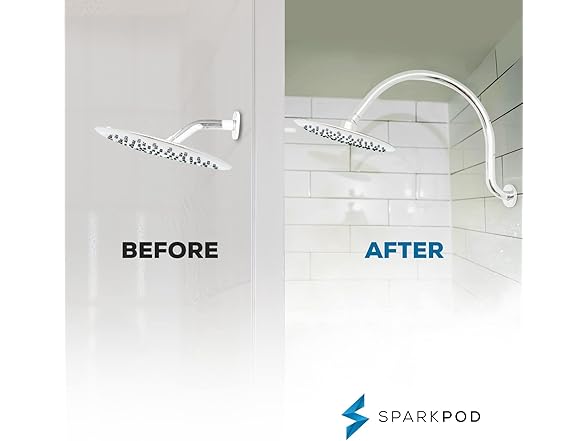 17" Stainless Steel Shower Arm Extension
