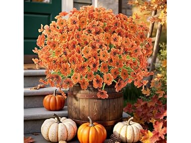 $9.99, Was $14.99, 33% Off! 16 Bundles Artificial Fall Flower dealfomo