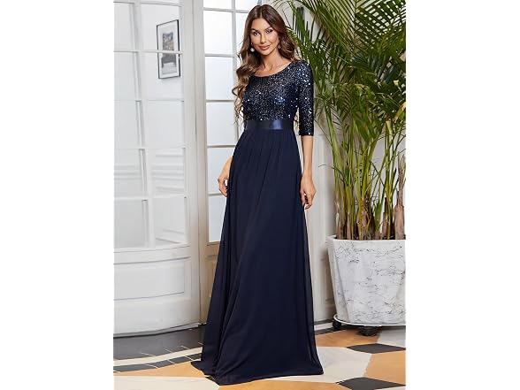 Ever-Pretty Women (14) Sequin Chiffon Formal Dress