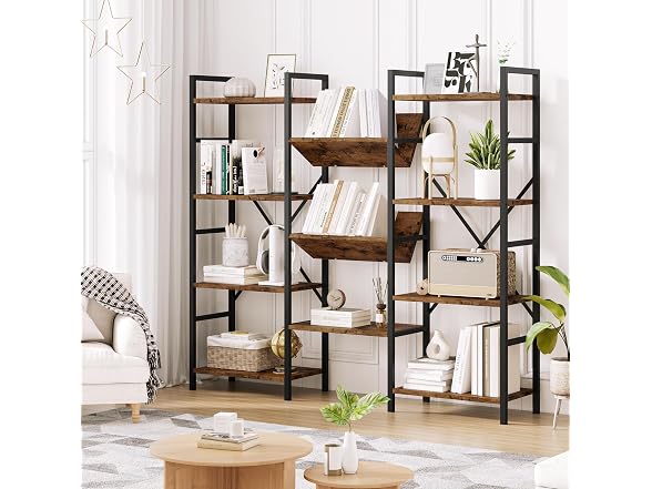 GAOMON 54" Triple Wide 4-Tier Bookshelf - Gallery 2