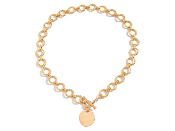 MOEEIJEW Chunky Cross Necklace