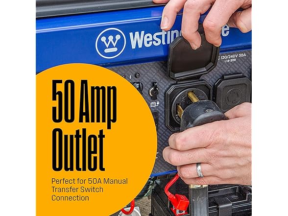 Westinghouse 12500W Tri-Fuel Backup Portable Generator