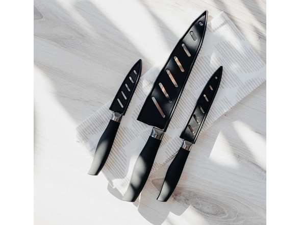 Dura Titan 4pc Knife Set W/Sheaths