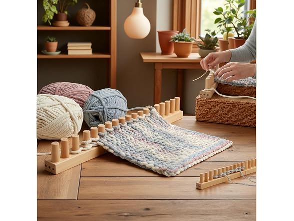 SRYBLT 2Pk DIY Chunky Knit Blanket Loom - Gallery 9
