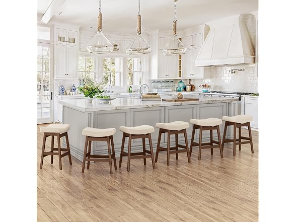 Cozyman Bar Stools Set of 4 Linen Color