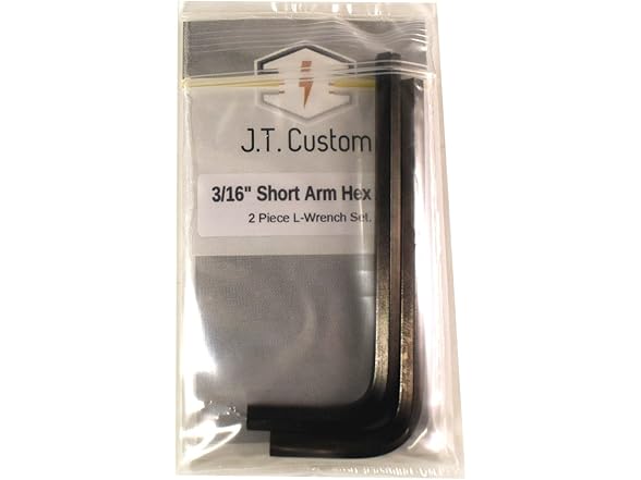JT Custom 3/16" Short Arm Hex Key L