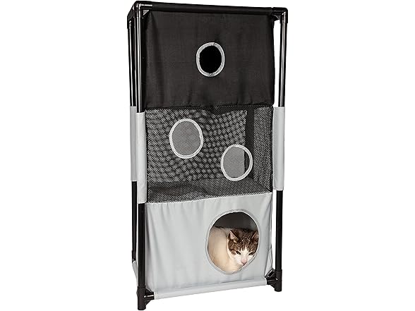 Pet Life ® Kitty-Square Travel House